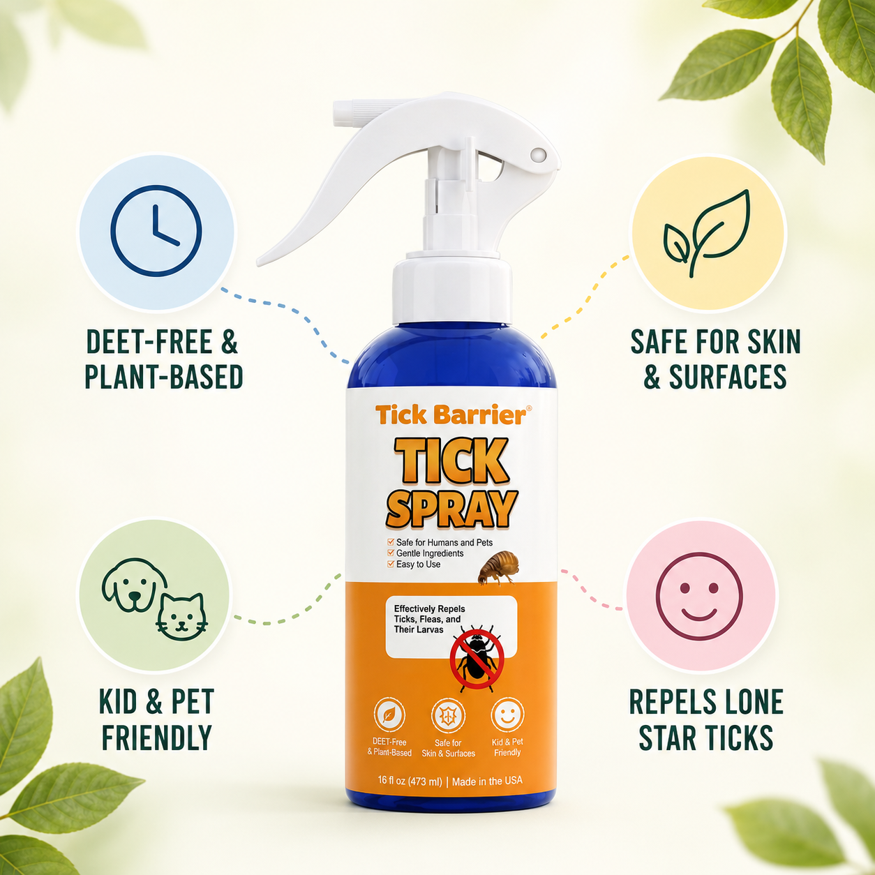 Tick Barrier - The Only Spray Made Specifically To Repel Ticks